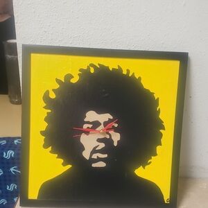 Jimi Hendrix Wall Clock